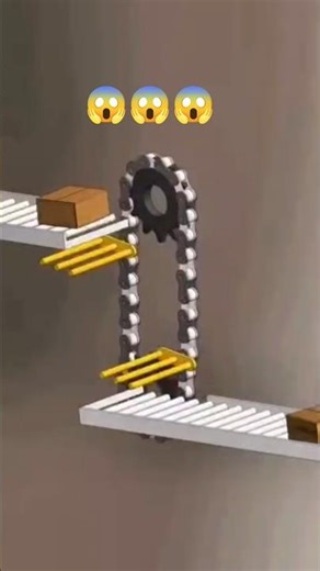 Amazing Vertical Conveyor Belt Mechanism ⚙️📦 #shorts #digital jasoos #science #tecnology #viral