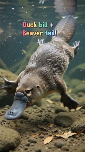 🦆🐾 Meet the Platypus #Platypus #AnimalFacts #AustralianWildlife #NatureFacts #AmazingAnimals