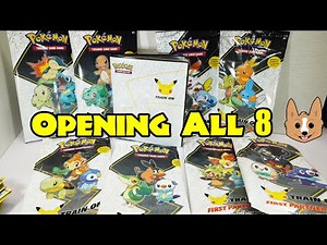 Complete Pokemon First Partner Packs Opening - Pokemon TCG | The FANily