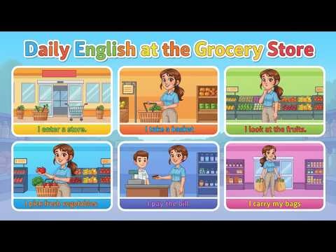 Learn English in Grocery Store | Daily English Speaking Practice