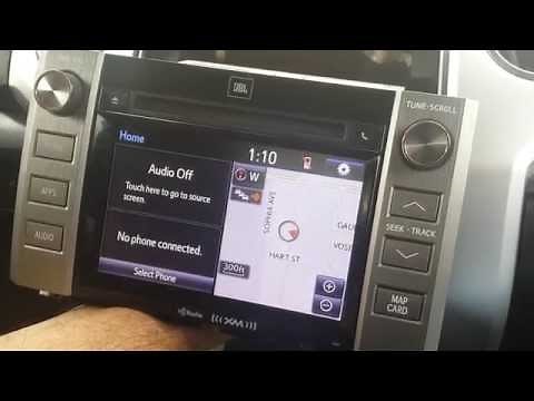 How to Remove Radio Navigation from Toyota Tundra 2014 for Repair