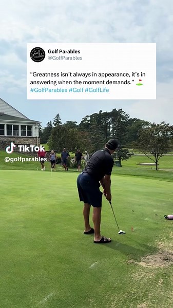 Golf Lessons on Greatness: Showing Up in Life