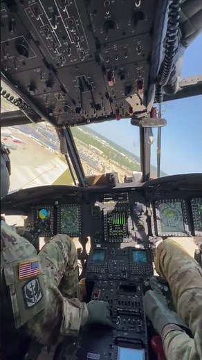 CH-47F Chinook Helicopter- Jump Seat Cockpit POV In-Flight View