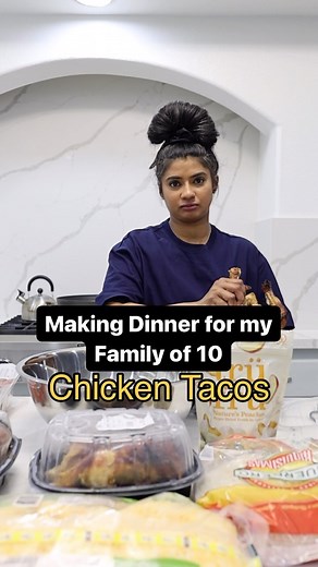 665K views · 11K reactions | Super Simple Dinner because mama was tired. I think this covered all the food groups. 若 @trufru on deck because I can’t get enough of the Peaches and Cream flavor. #trufrupartner #momof9 #simpledinner #reels #reelsinstagram | Kora Duke | Facebook