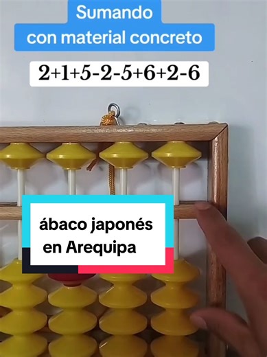 Uso del ábaco japonés en Arequipa