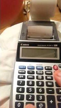 Canon Printing Calulator