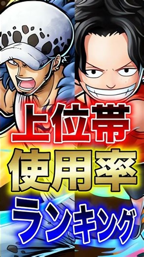 Bounty Rush "Unexpected Top Band Usage Rankings" #short #BountyRush #Ranking #Explanation #ONEPIECE