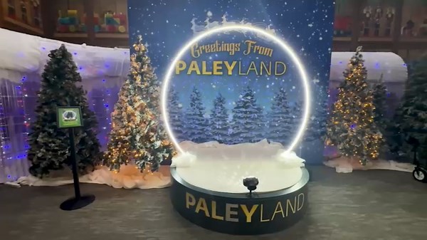 Take a look inside a holiday tradition at the Paley Center for Media in Manhattan
