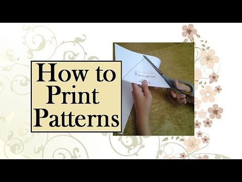 Doll Sewing Tips: How to Print Patterns Using Microsoft Word