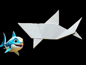 Comment faire un requin en papier | Tutoriel facile étape par étape pour un requin en origami