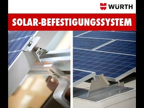 Würth Zebra Solarbefestigungssystem