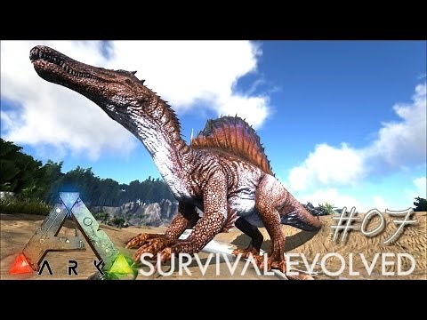 ARK: Survival Evolved Ep 07 - INSANE SPINO TAMING !!! (Server Gameplay)