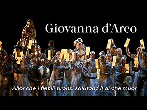Allor che i flebili bronzi salutano il dì che muor – GIOVANNA D'ARCO Verdi – Teatro Regio di Parma