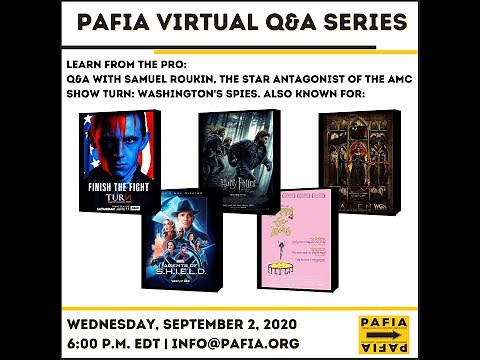 Masterclass with Samuel Roukin, famous for portraying Captain Simcoe on Turn: Washington's Spies