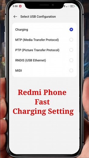 Redmi Phone Fast Charging Setting | Redmi Phone Slow Charging Problem | Redmi Fast Charging |#shorts