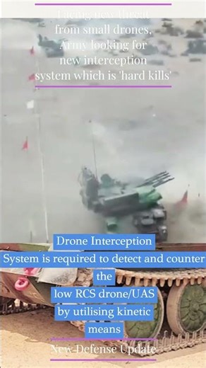 Indian Army looking for new interception system which is hard kills #indianmilitary #army