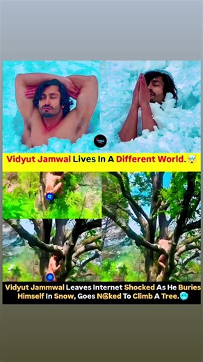 ❄️ He Meditates in Snow and Climbs Trees Barefoot — Truly Built Different 😱#motivation