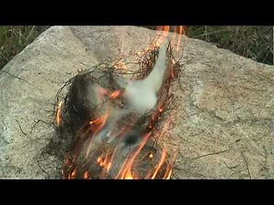 How to Make a spark and fire with a 9 volt battery and steel wool