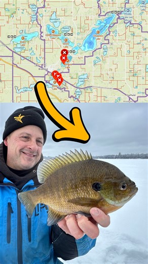 AnglingBuzz (fishing tips, reports & destinations) on Instagram: "It's almost that time of year where smaller bodies of water will start getting safe ice soon. During the transition between seasons, James Lindner is in the office completing some research. Using the @onxfish app on his computer to scout potential early ice panfish lakes. Not only does it feature lake data information to get a good idea of fish populations. Additionally, it provides information on lake access points to facilitate 