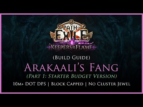 [PoE 3.27] Arakaali's Fang Minions - Starter Budget Version (Build Guide) (Part-1)