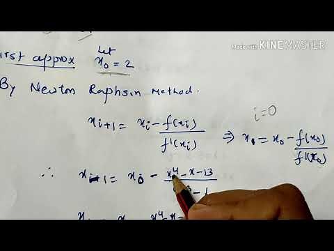 Example 1 -Newton Raphson/Iterative Method- lecture3/m3