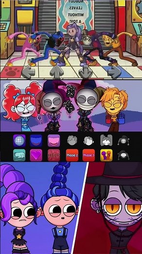 Epic FNF Battle: Huggy Wuggy Takes on Lily! Who's the Champion? #fnf #poppyplaytime #shorts