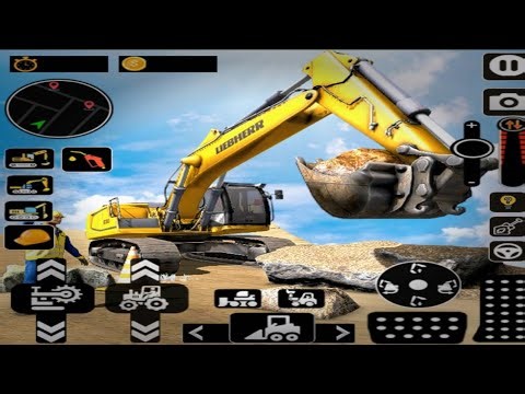Heavy Excavator Rock Mining-Simulator Road Builder Construction JCB Vehicles -2026 Android GamePlay