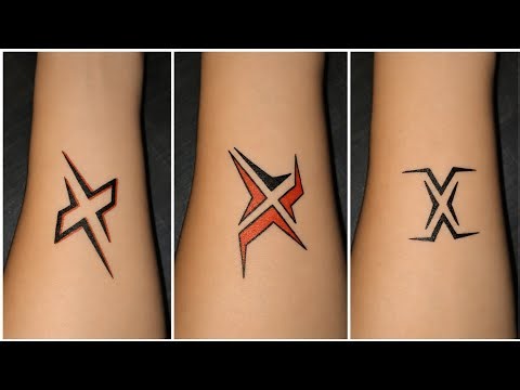 3 Best X Tattoo Designs 🔥 | Simple & Stylish Forearm Tattoo Ideas #Shorts