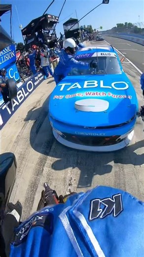 NASCAR Xfinity Series Pit Stop Watkins Glen 2 #nascar #chevy #racing #pitcrew #pitstop #pov #race