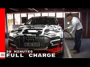 Audi e-tron Prototype fully charged in nearly 30 minutes