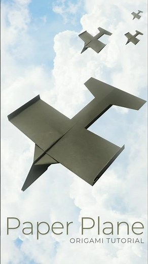 EASY PAPER PLANE! Simple Origami Tutorial