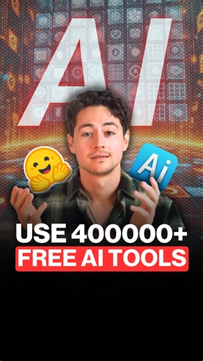 Nick Saraev on Instagram: "Comment "HUGGINGFACE" to get this FREE AI Website 🤖. Hugging Face is an AI website. It has over 400,000 AI models. The best part? You can use almost all of them for free. It's like a huge playground for AI apps. Think of it as the "GitHub" for machine learning. You don’t even need to know the name of the app. Just type what you want. "Extend an image," for example. And boom. It'll find the perfect AI model. Run it with one click. Simple as that. Models for ever
