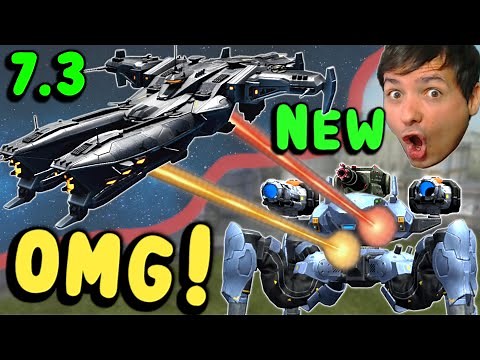 OH NO! New LVL 60 BATTLESHIP MONARCH Gameplay War Robots 7.3 Update WR