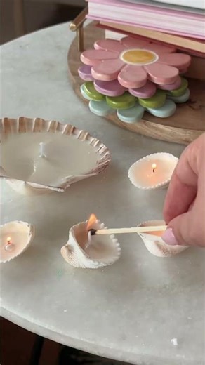 Three easy seashell DIYs for summer! 💕🐚🌊 #shorts #short #Frashestyle