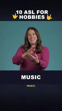 🤟 10 ASL Hobby Signs 🎨