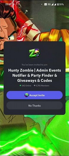 How to Join Hunty Zombie Discord Server FAST! (SINGLE CLICK LINK 🖇️)🔥 #discordserver #discord