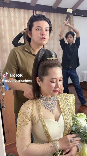 Traditional Makeup Looks for Young Girls in Myanmar