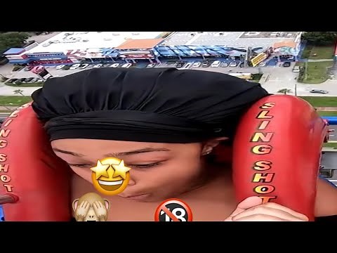 Slingshot ride ( SLOWED ) 🔥| my b0ps come out while 🤩🔥| Funny slingshot ride 🤤