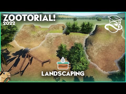 Zootorial 2022 #02 - Landscaping & Terrain - Interactive Planet Zoo Tutorial (2/7)