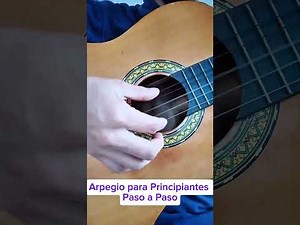 Arpegio muy fácil para principiantes