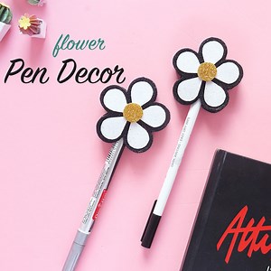 38K views · 1.1K reactions | Make a Flower Pencil | DIY Pens Topper | Pen Flowers | D.I.Yay | Facebook