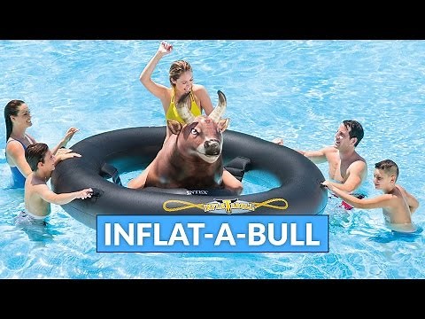 InflataBULL: A Bull Riding Pool Toy!