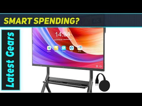 Smart Board 55 Inch 4K Interactive Whiteboard – Best Wireless Classroom Tech