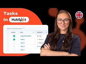 Create and manage tasks | 2026 HubSpot Tutorial Deutsch