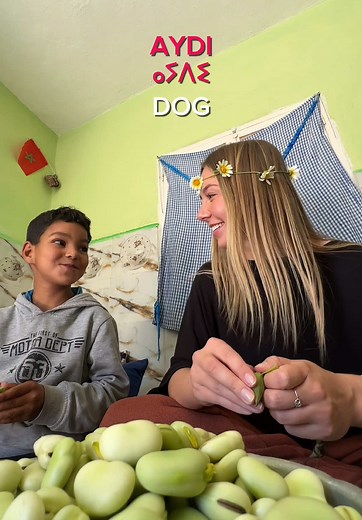 Learn Amazigh Words: Bean Prep for Tagine