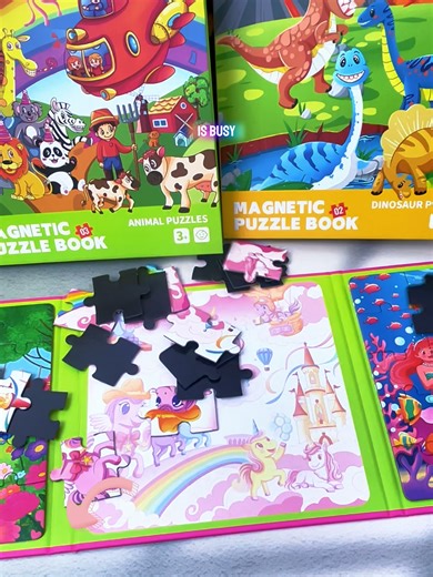 Magnetic puzzle for toddlers aged 2 and up – once they start playing, they just can't stop! Anti-lose and easy to store.#ChildrensPuzzles #Puzzles #MagneticPuzzles #BrainTeaserPuzzles #fyp #springbreak #Springfresh #SpringSale