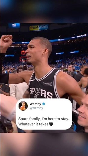 Wemby staying true to San Antonio after signing his contract extension 🙌
