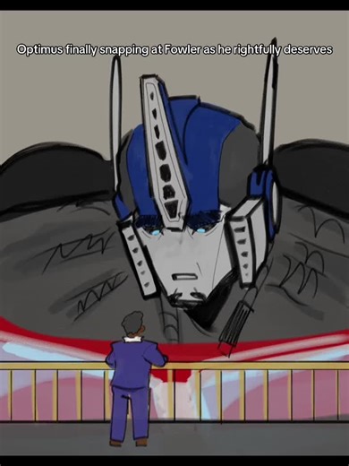 Optimus Prime Confronts Fowler in Transformers Series
