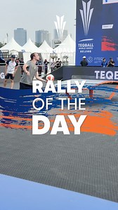 A real smash contest and so close for the perfect rally | 99%🤏 #Teqball #WorldSeries #RallyOfTheDay | Teqball