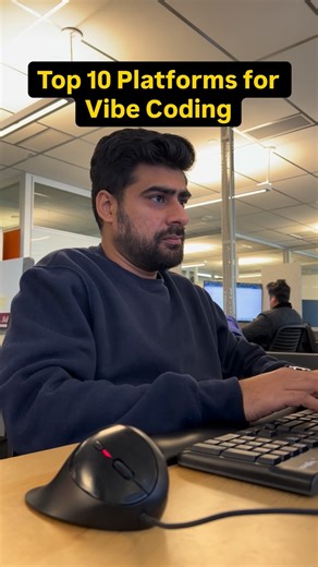 Madhur Mehta | Vibe Coding just got easier! Here are the Top 10 Platforms where you can build, play, and experiment: 1️⃣ Replit – Code, collaborate,... | Instagram